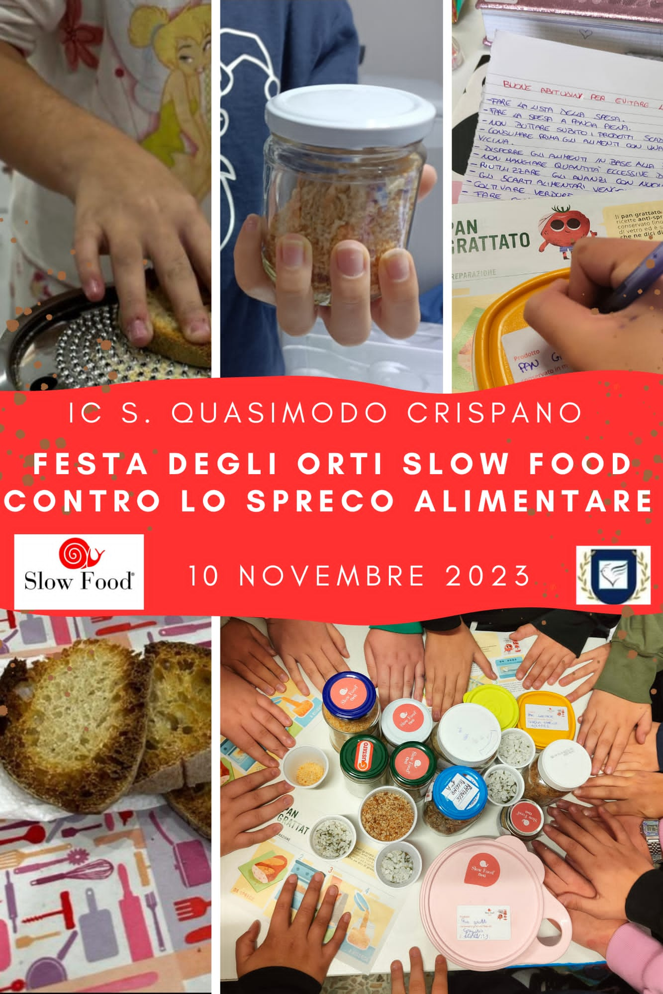 10 NOVEMBRE: FESTA NAZIONALE DEGLI ORTI SLOW FOOD – Istituto