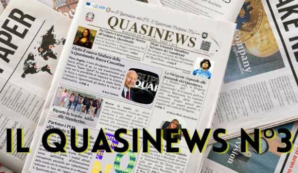 Banner Giornalino Scolastico "Il Quasinews" mese di Maggio